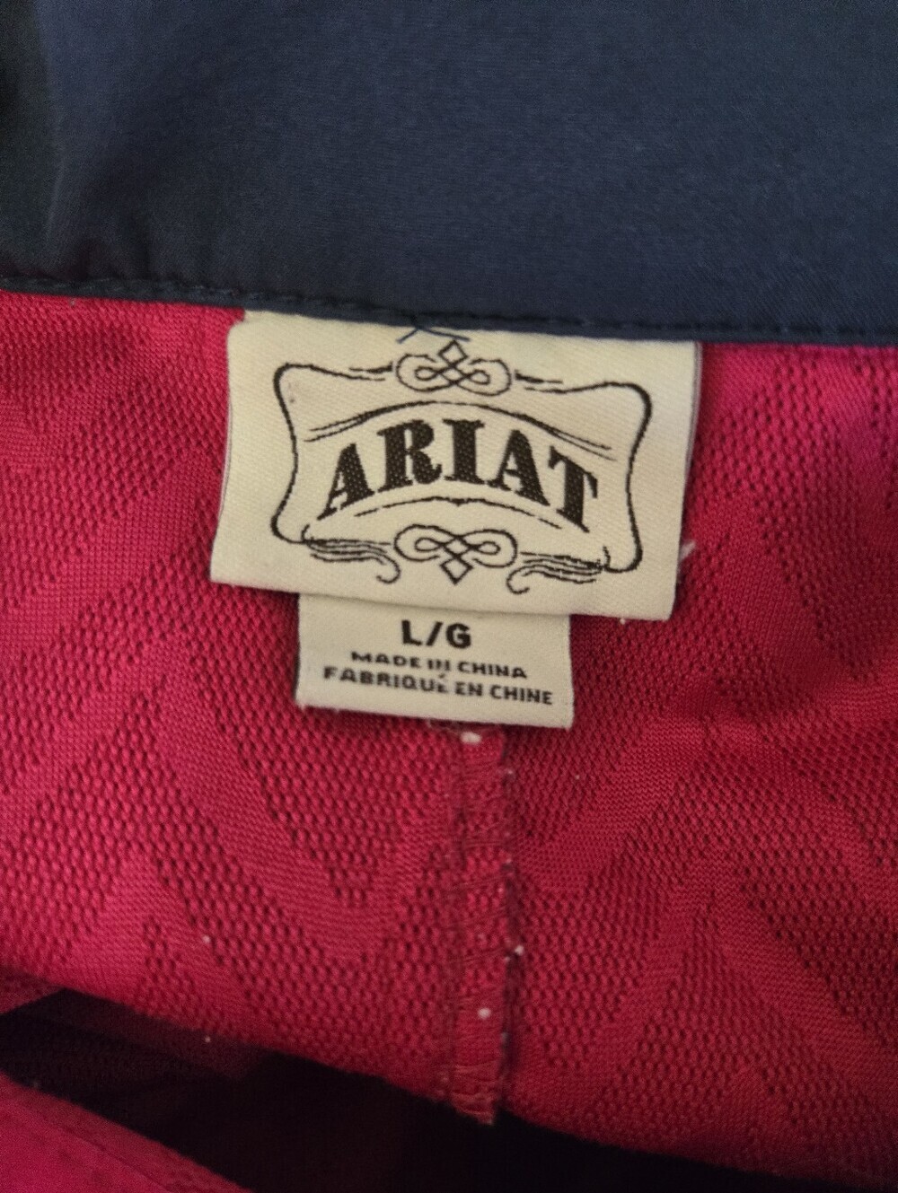 Ladies Ariat Zip-Up Jacket (large) - Picture 3 of 4